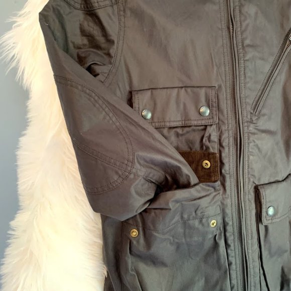 NWT Gap Fully Lined Wax Jacket/Coat - Picture 3 of 16